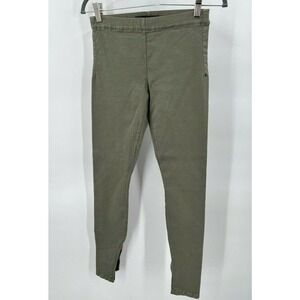 Joe's Jeans Womens Size XS The Jean Legging Khaki Olive Pull On Ankle Zip Pants